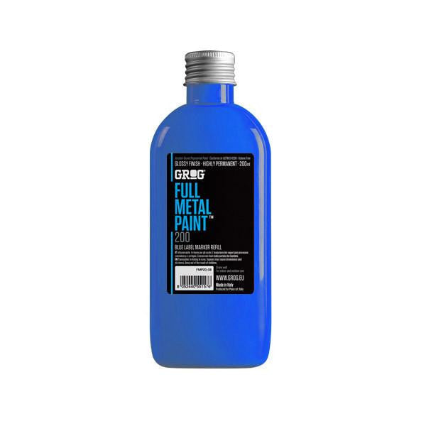 Grog Full Metal Paint Refill - 200ml - Diving Blue