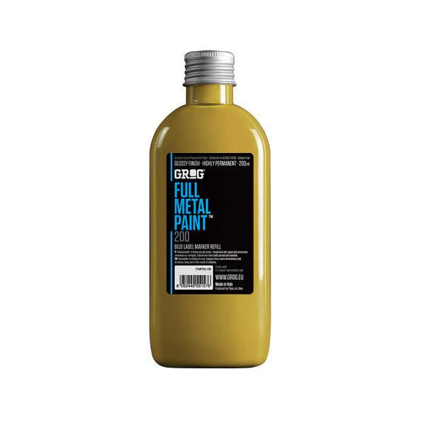 Grog Full Metal Paint Refill - 200ml - Klondike Gold