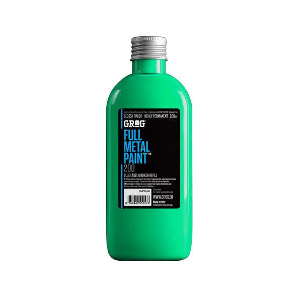 Grog Full Metal Paint Refill - 200ml - Orbitory Green