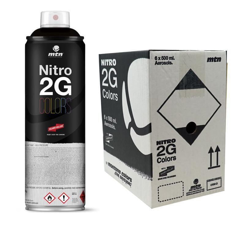 Montana Colors MTN 2G Colors Black 500ml 6 Pack