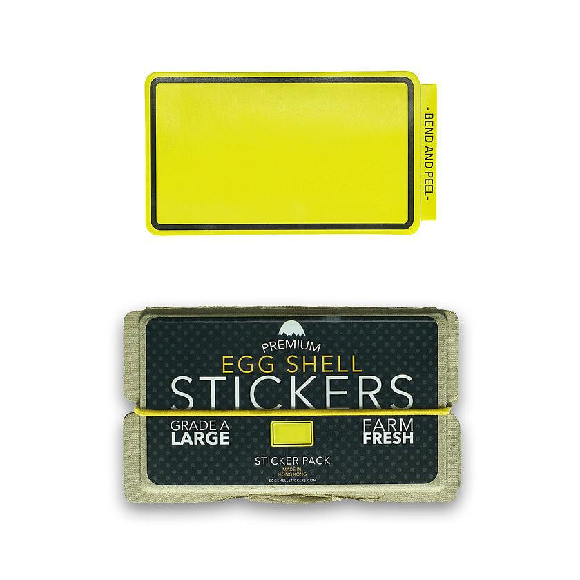 Egg Shell Yellow Line Border Blanks | Spray Planet