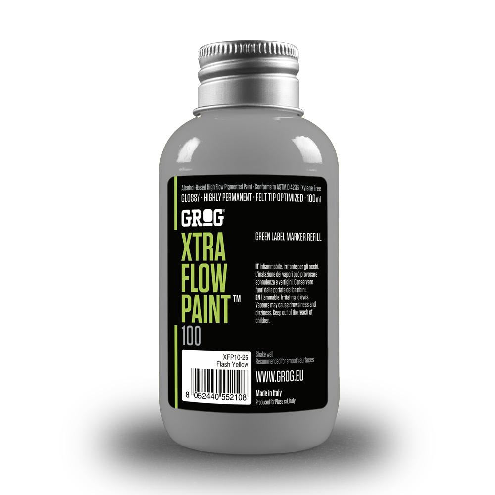 Grog Xtra Flow 100ml Paint Refill - Burning Chrome