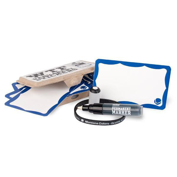 WTF Permanent Stickers ( Blue Frame ) | Spray Planet