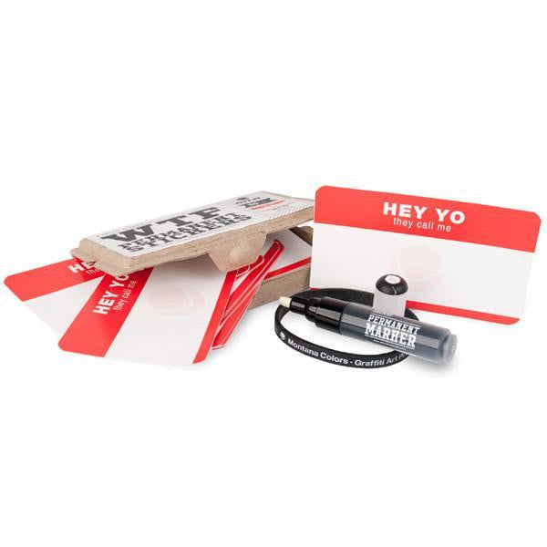 WTF Permanent Stickers ( Hey Yo ) | Spray Planet