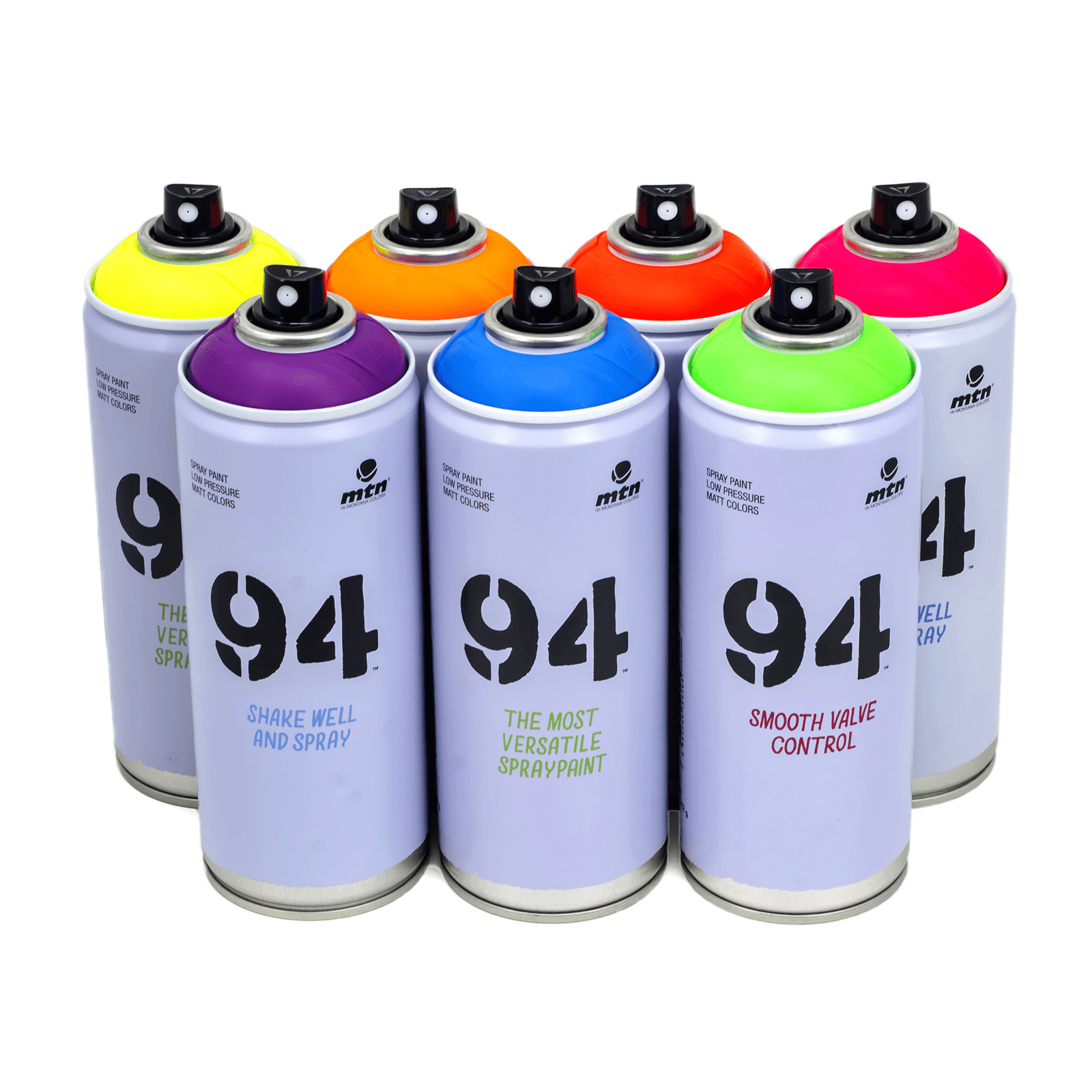MTN 94 Fluorescent Combo 7 Pack | Spray Planet