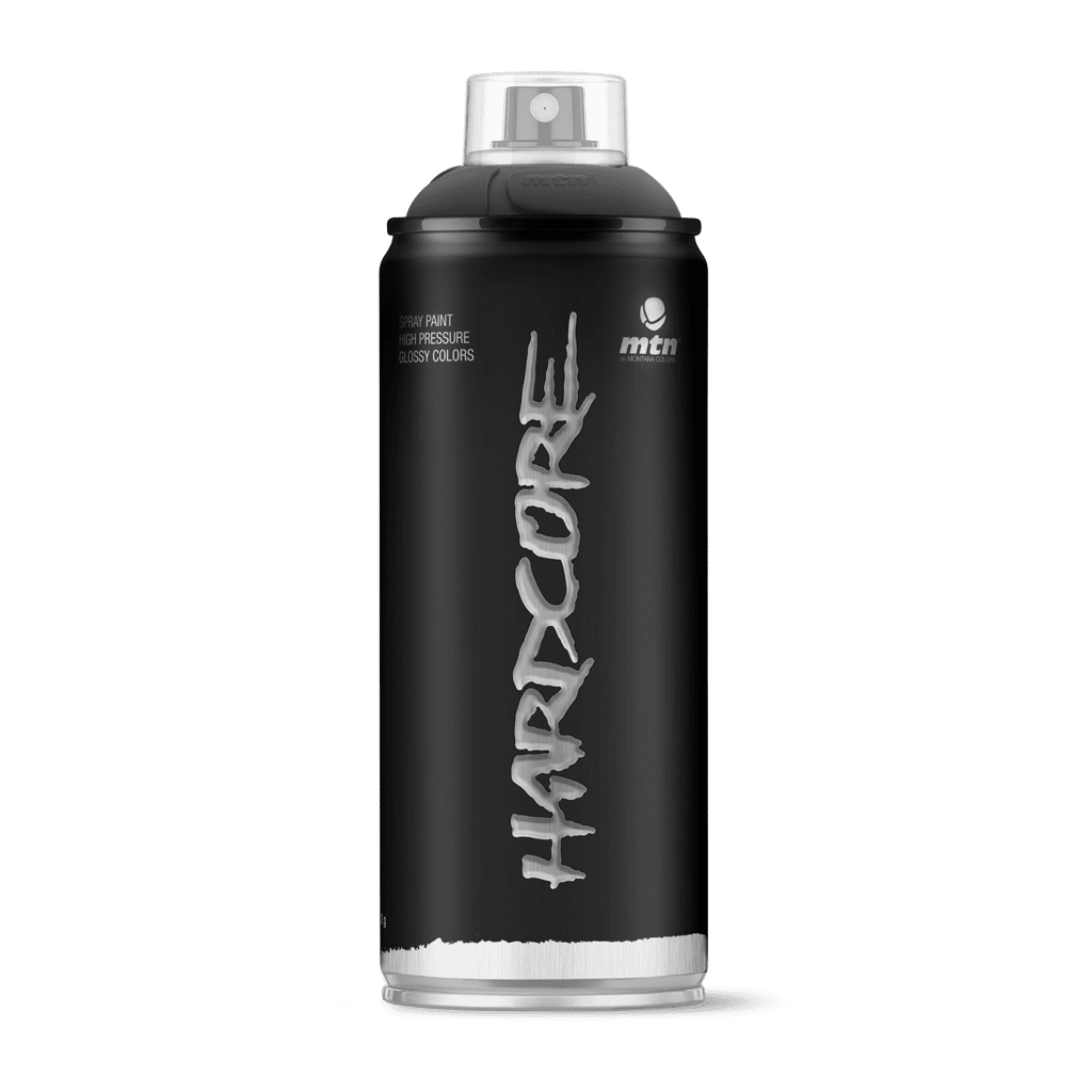 MTN Hardcore Spray Paint - Matte Black | Spray Planet